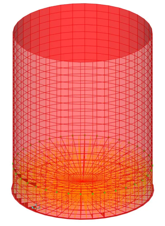 ExxonMobil Gasoline Tank, Riyadh, KSA, steel structure design by Mohamed Mustafa