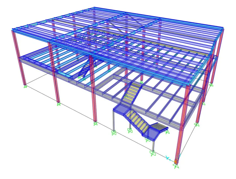 Bank Building – Hyde Park, Hyde Park, New Cairo, steel structure design by Mohamed Mustafa