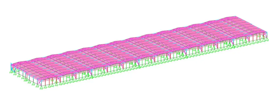 Farm Buildings, Jeddah, KSA, steel structure design by Mohamed Mustafa