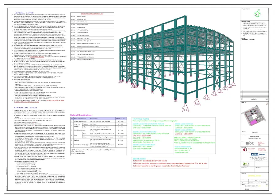 MBC Studios, Al Narjis, Riyadh, KSA, steel structure design by Mohamed Mustafa