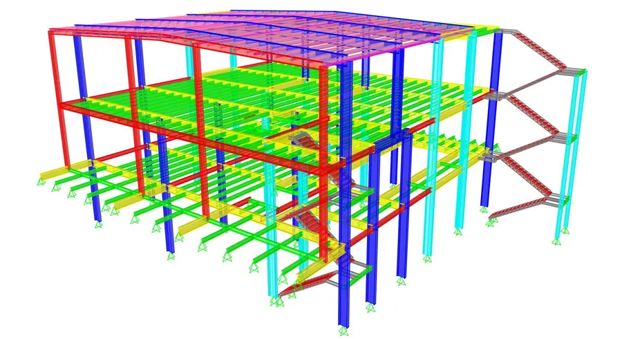 Gymnastics Hall, Riyadh, KSA, steel structure design by Mohamed Mustafa