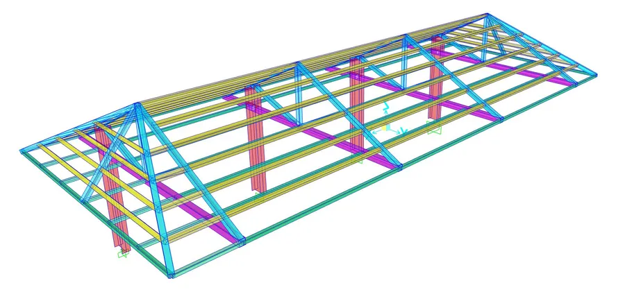 Stadium Steel Shed, New Capital, Egypt, steel structure design by Mohamed Mustafa