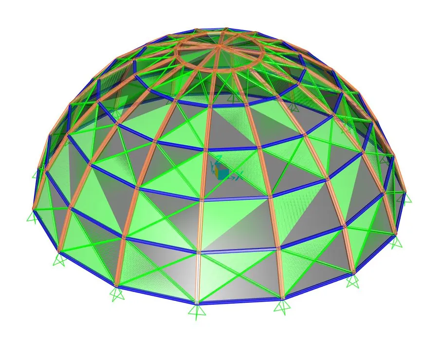 Steel Domes, Cairo, Egypt, steel structure design by Mohamed Mustafa