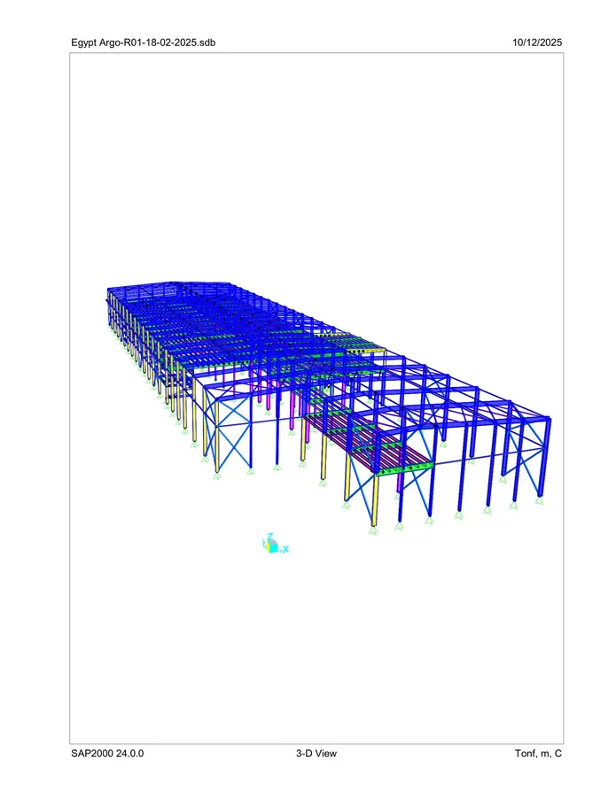 Various Projects, Egypt, steel structure design by Mohamed Mustafa
